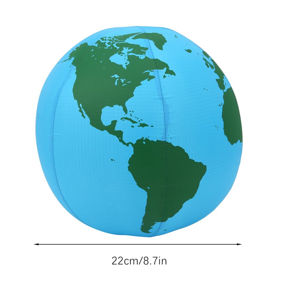 Nylon Cloth Inflatable Latex Balloons Beach Ball Children Outdoor Toys (the Earth)