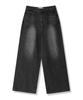 AVANDRESS Basic Brush Daily Wide Pants Washing Black (B Type)