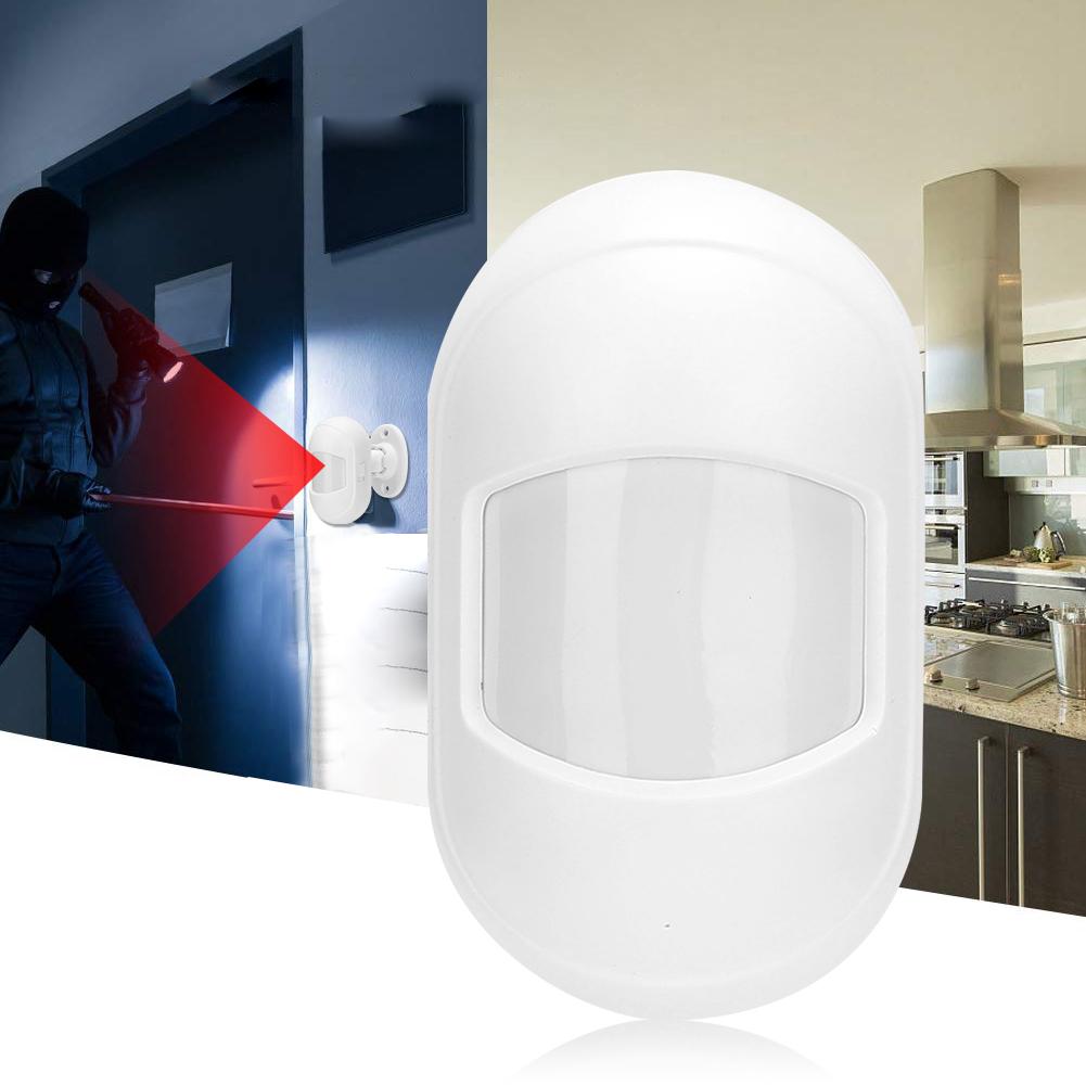 Mini Rilevatore di Movimento PIR Wireless Sensore di Sicurezza Allarme Intelligente Infrarossi per Casa Fabbrica Magazzino
