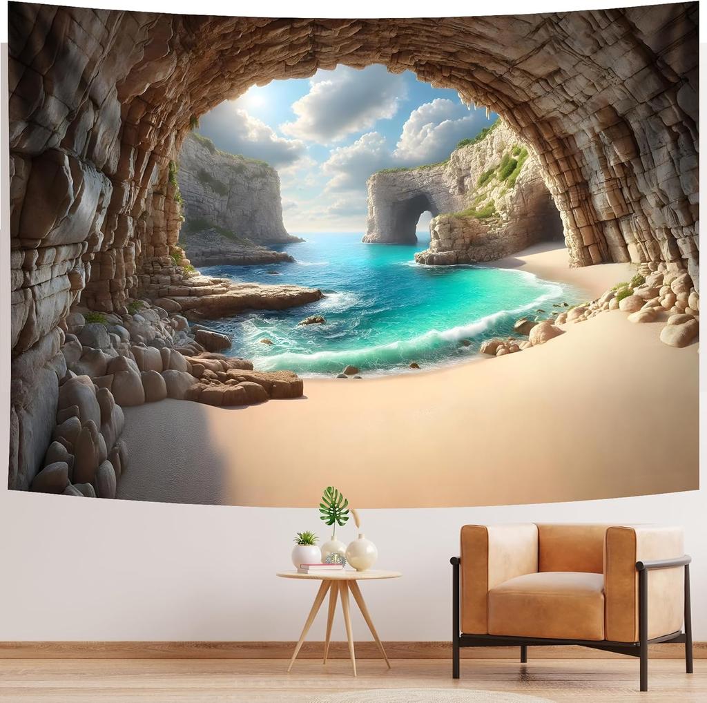 Tapestry for Bedroom Landscape Wall Hanging Tapestries Nature Scenery Tapestry for Home Office Dorm Indoor and Outdoor Decoratio
