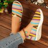 Fashion New Fashionable Two-tone Low-top Canvas Shoes, Women's Casual Round-toed Shaker Shoes, and Large-sized Women's Shoes