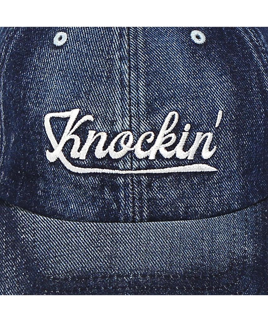 OGARP Washed Denim Knockin Logo B.B Cap Darkblue