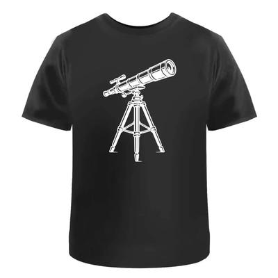 T Shirt Telescope 100 Cotton S Xxl Ta060494 Vintage Washed Breathable Stretched Top For Everyday Wear Soft Fashion Graphic