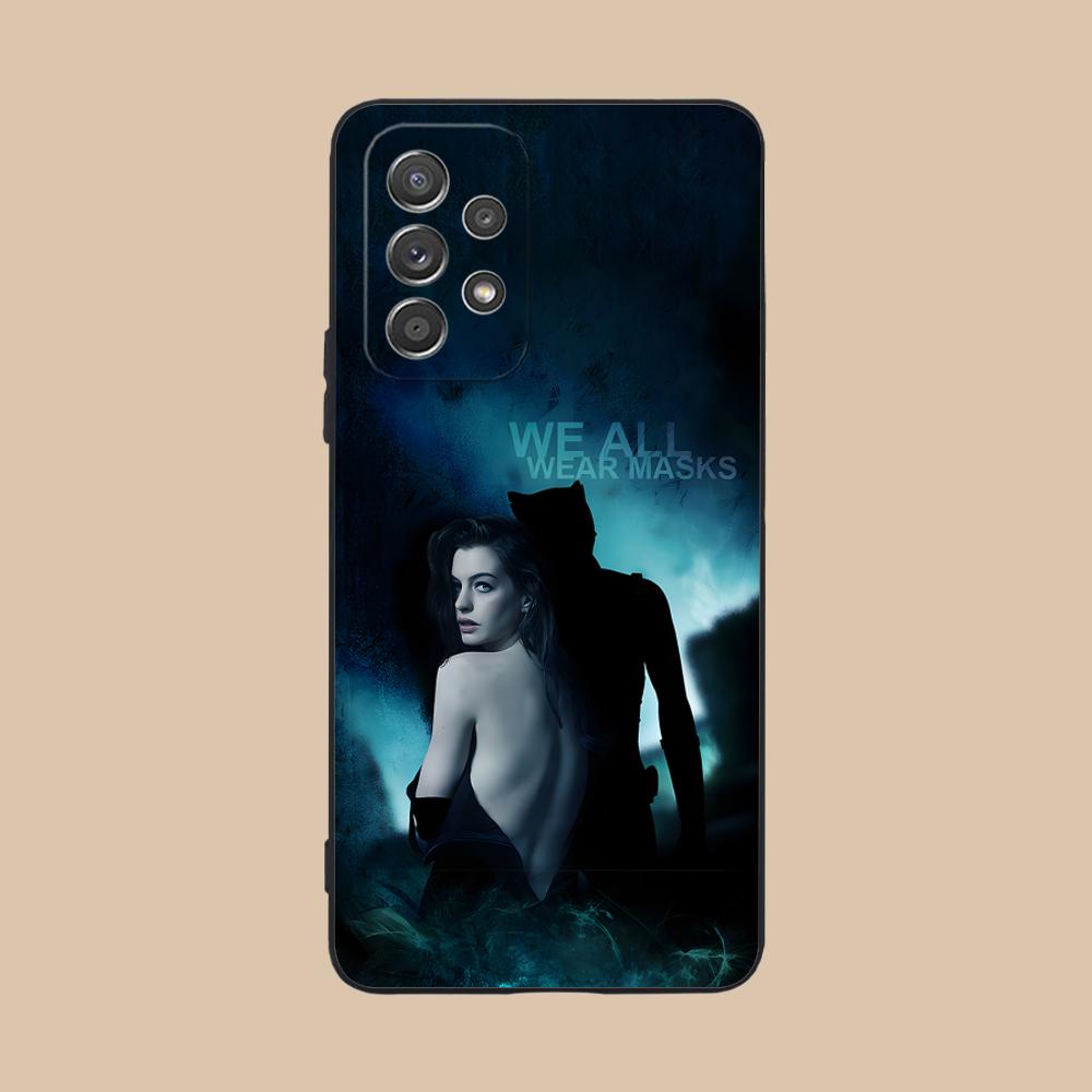 Anne Hathaway Mobile Phone Case for Samsung Galaxy A56 55 54 53 52 51 36 35 34 23 16 15 5G Colorful Cover Pretty Luxury Cover