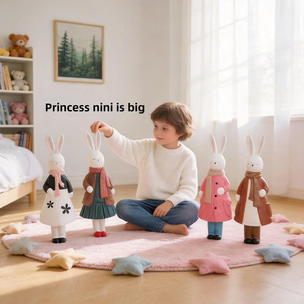 Wooden Animal Craft Decor For Children Room And Home Office
