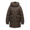 Winter new down cotton-padded clothes women's medium and long thickened cotton-padded clothes fashionable loose hooded cotton-padded jackets trendy