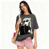 Maglietta Anime Sailor Moon Vintage Unisex Donna Larga Cotone Streetwear Top Casual Estiva Grafica Oversize Y2k Abbigliamento Unisex
