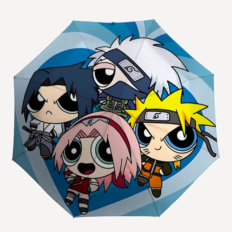 

1pc , Powerpuff Girls Automatic Umbrella 8-Bone Design Compact Gear for Outdoor Travel, Perfect Helloween Chrismas Gift for Friends or Family yy250829