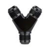 AN4 AN6 AN8 AN10 Y Adapter Block Male Thread Fuel Hose Fitting Adapter Tee Fluid Oil Pipe Air Line Joint Universal Aluminium