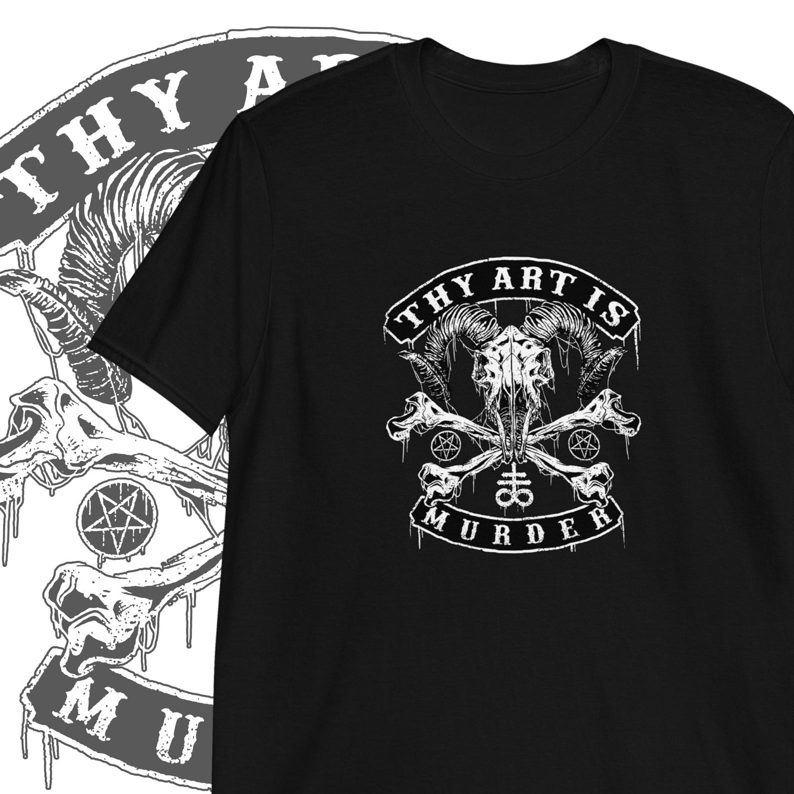 Thy Art Is Murder T shirt Deathcore Band Clothing L
