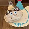 Cute Facial Expression Plush Pencil Case Large Capacity Funny Makeup Bag  Stationery
