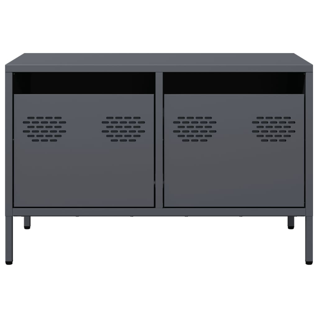 TV Cabinet, Black, 68X39X43.5 Cm, Cold Rolled Steel