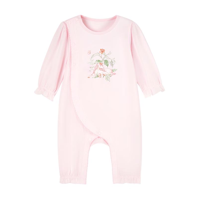 Purcotton Unisex Baby Soft Cotton Long-Sleeve Bodysuit