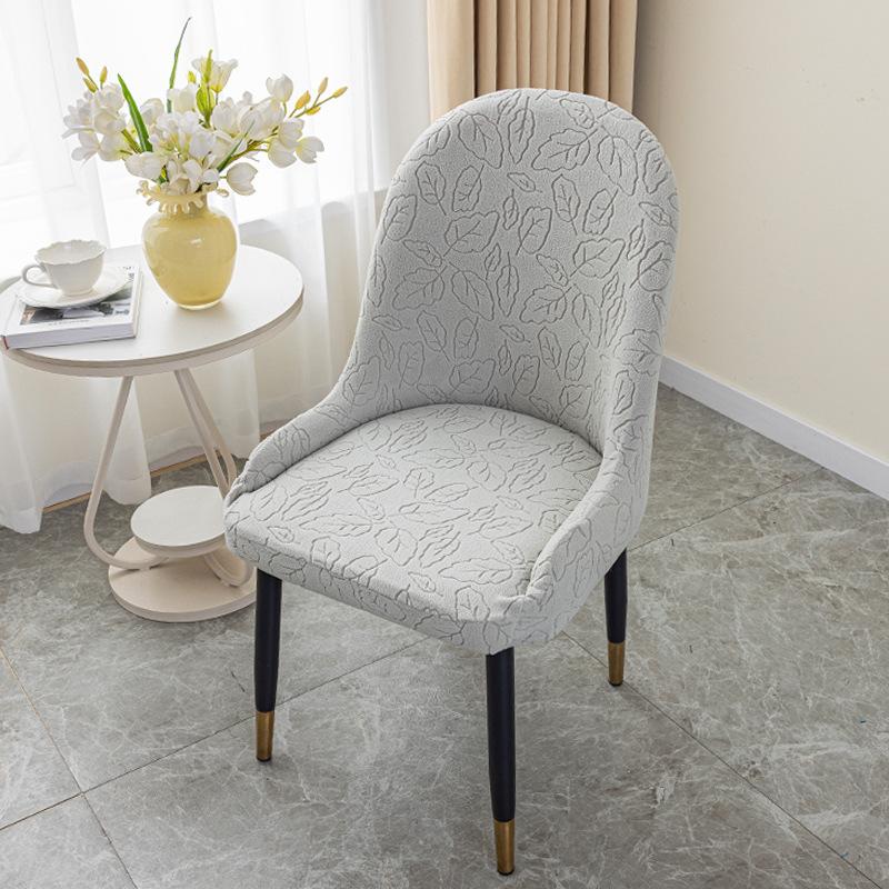 Simple Modern Large Semi-circular Arc Pineapple Chair with Armrests Chair Cover Cover Four Seasons Universal Elastic Chair Cover