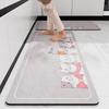 Qiqijia Cartoon Leather Kitchen Mat