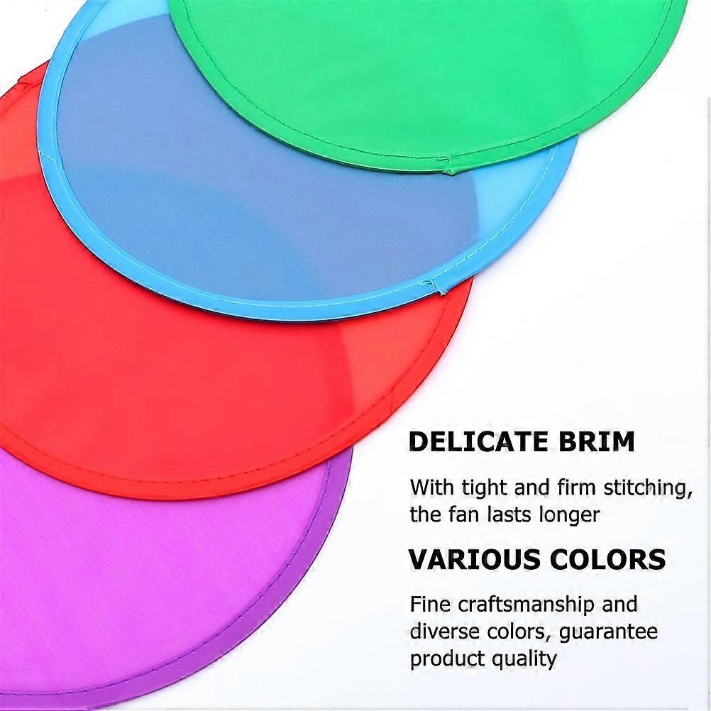 16pcs Creative Folding Flying Disc Flying Plate Outdoor Supplies (Random Color)