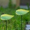 Leaf Shape Outdoor Bird Bath Winterproofed Durability Garden Decoration Feeders for Wild Birds for Nature Lover