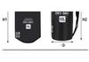 Waterproof Crossbody Bag for Swimming, Trekking, Rafting & Snorkeling - Large Capacity, Convertible Single/Double Shoulder Storage.