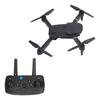 E88 4 Axle Aerial Quadcopter HD Double Camera High Resolution Flipping Folding RC Drone Black