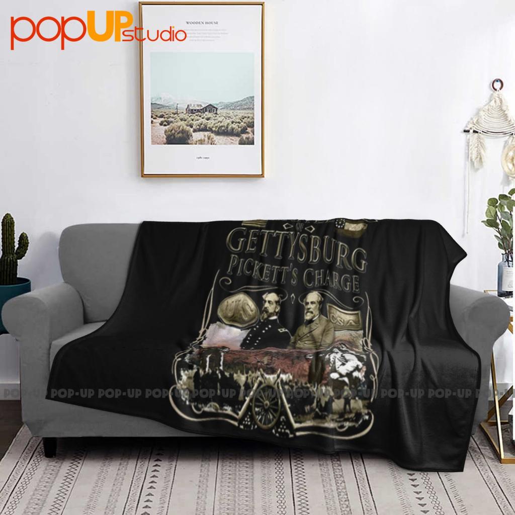 Battle Of Gettysburg Picketts Ultra-Soft Blanket Quilt Winter Sofa Cover Bed Covers