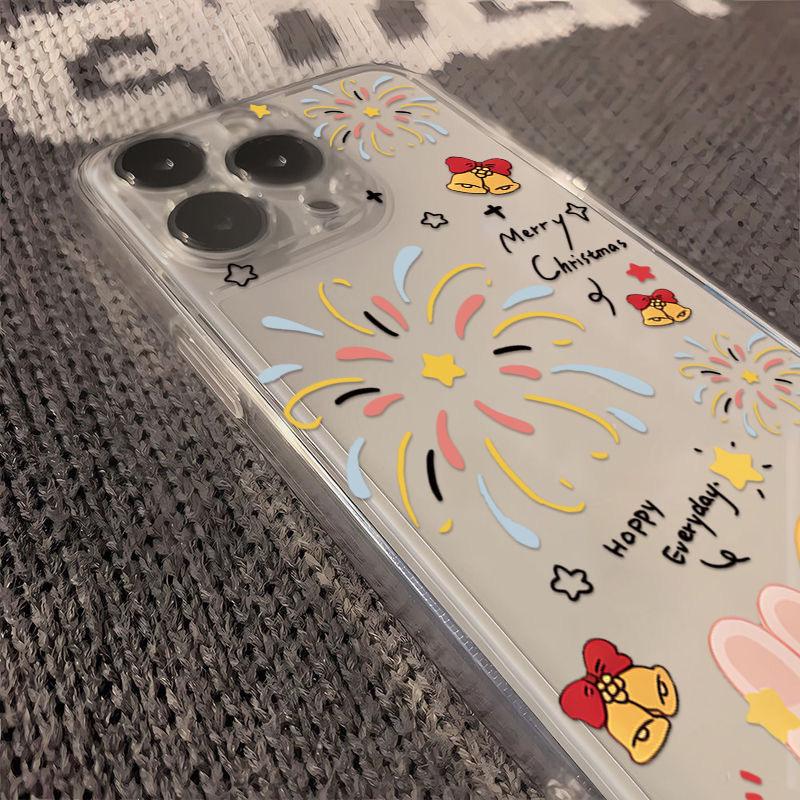 Colorful Fireworks Anti-Fall Case for Apple iPhone 15 Pro Max/14/13/12/11/XS