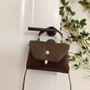 Retro Fashion Simple Temperament Small Bag Women's 2025 Spring and Summer New Versatile Ins Messenger Bag Small Square Bag Women's Bag