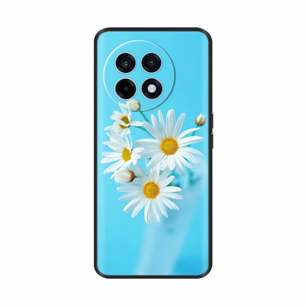 For OnePlus ACE5 13R Case Cute Flower Painted Cover Soft Slim Phone Case For OnePlus ACE 5 Pro Case ACE5 13 R Fundas Bumper Para
