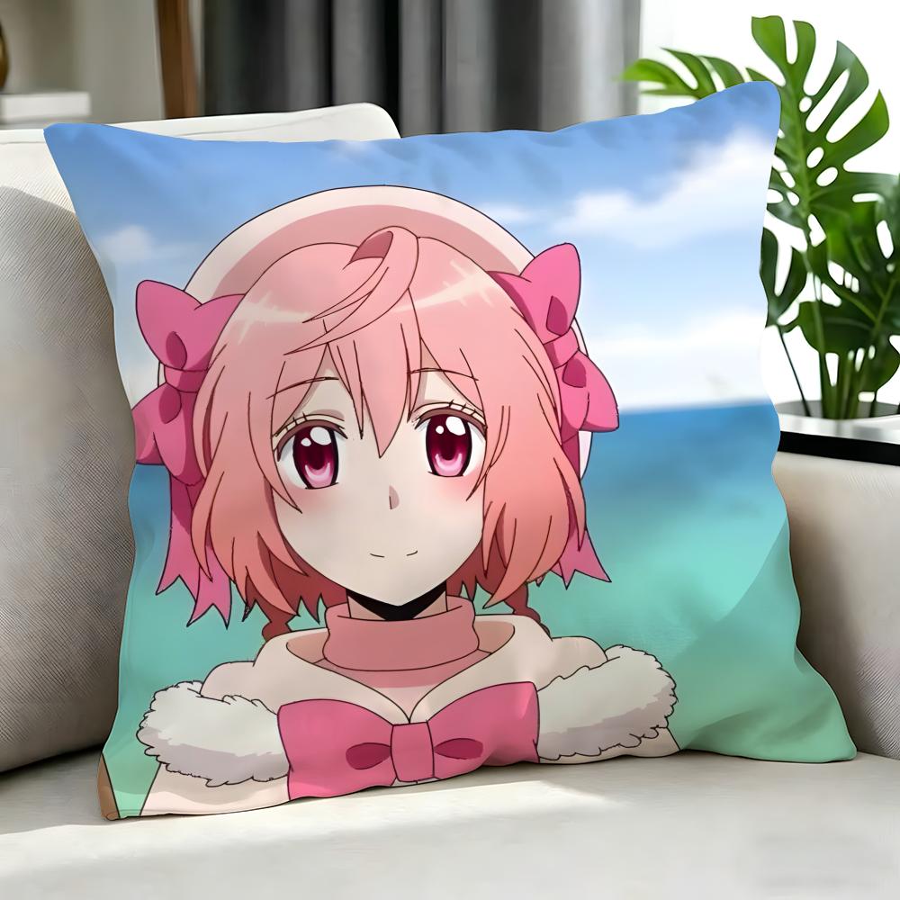 anime Recovery of an MMO Junkie Cushion Cover Cushion Cover Set Pcs x x x Pillowcase Decorative Sofa Home Decor