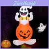 Colorful Halloween Inflatable Ghost Pumpkin Yard Decor Led Lights