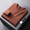 Men's Solid Color Nano Velvet V-Neck Sweater - 10 Colors, 4 Necklines, Autumn/Winter Collection