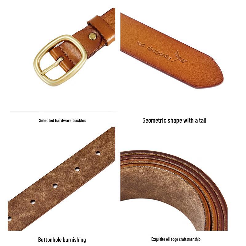 RED DRAGONFLY Women's Fashion Pin Buckle Leather Belt