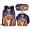 Σετ Σακιδίου Toy Story 5 3 Τεμαχίων Σχολική Τσάντα DIY Προσαρμόσιμο Σακίδιο Νεανικό Casual Ημερήσιο Σακίδιο