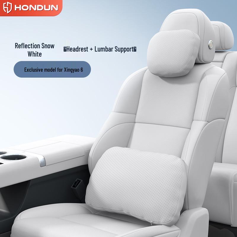 Xingyao 6 Car Interior Kit: Headrest, Lumbar & Neck Support with Decorative Accessories
