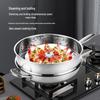 34cm Stainless Steel Non-Stick Wok