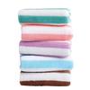 Striped Face Towel and Bath Towel Absorbent, Breathable Bath Towel and Hair Towel for Adults