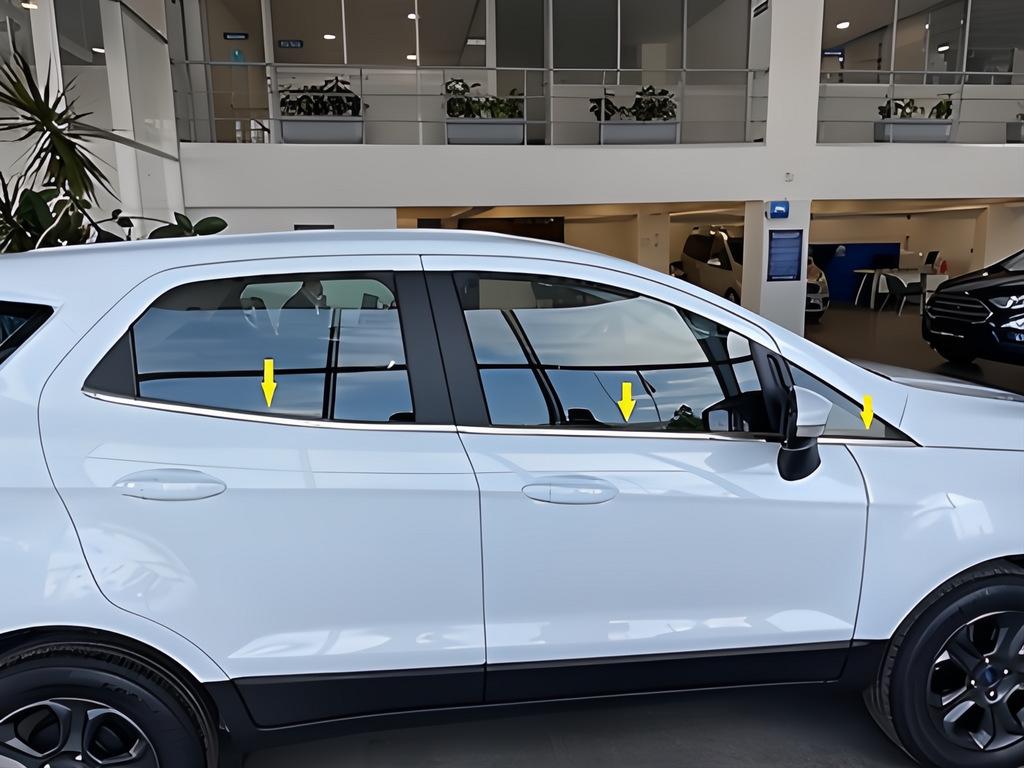 

Окантовка скла (6 шт, нерж) для Ford Ecosport