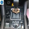 Carbon Fiber Car Center Stalls Gear Shift Box Decor Frame Cover Trim ABS Accessories For Mazda 3 AXELA Sedan Hatchback 2017 2018