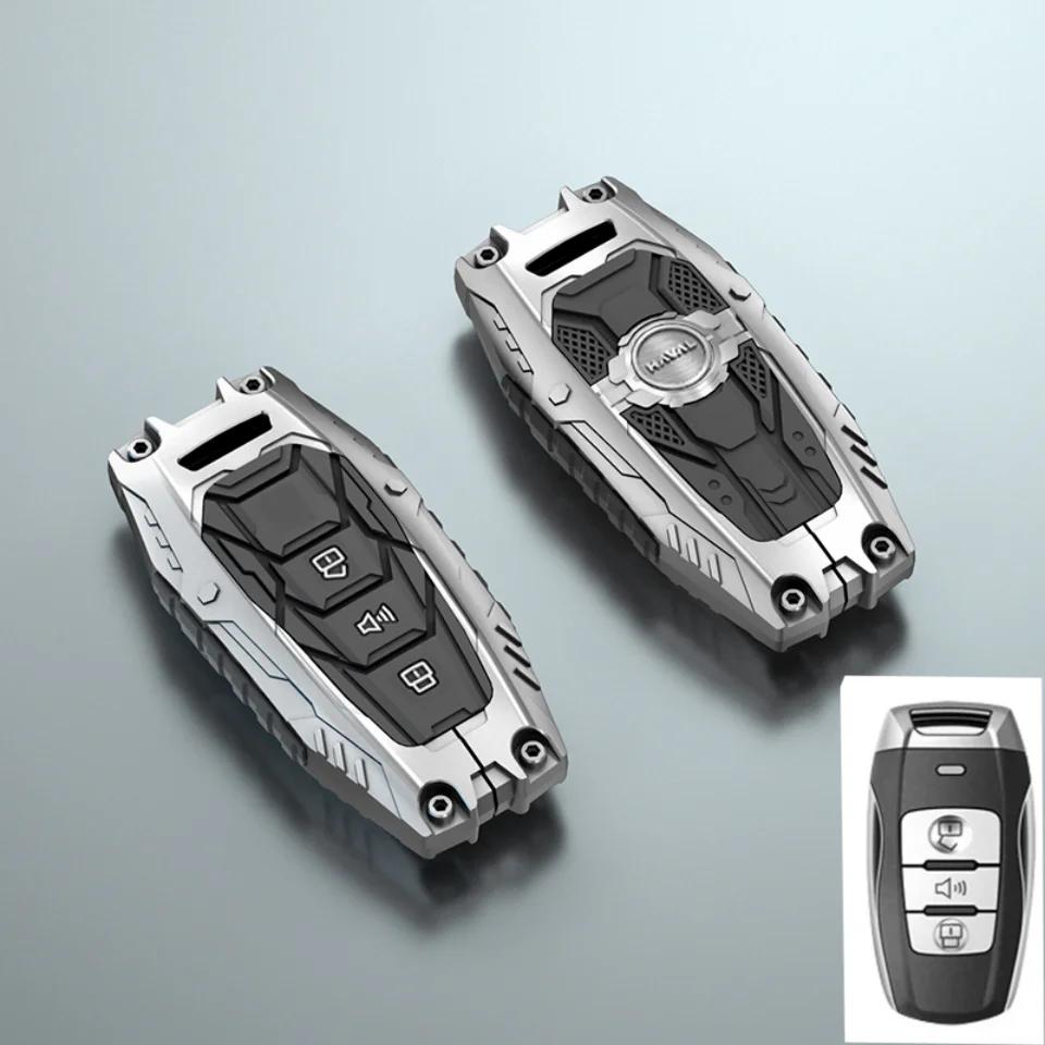 Car Key Case Cover For Great Wall Haval Jolion H6 H7 H4 H9 F5 F7 F7X F7H H2S Gmw Dargo Shell Fob Accessories