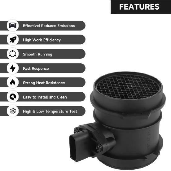 0280217810 Mass Air Flow (MAF) Sensor Mercedes-Benz C CL CLK CLS E G ML R S SL SLK AMG