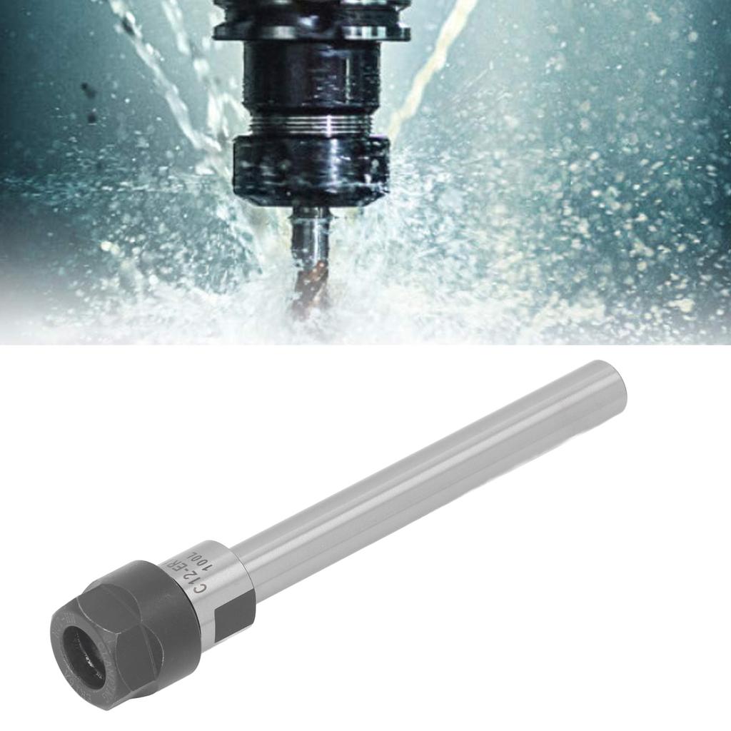 Straight Shank Collet Chuck Holder Manganese Steel Router Collet Chuck Extension Rod with Wrench