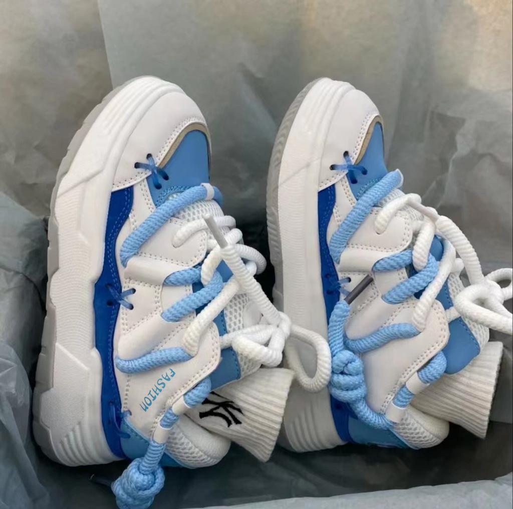 Fashion Unisex Wide-soled Sports Shoes, Hip-hop Outdoor Shoes, Couple Style, Large Size 36-44
