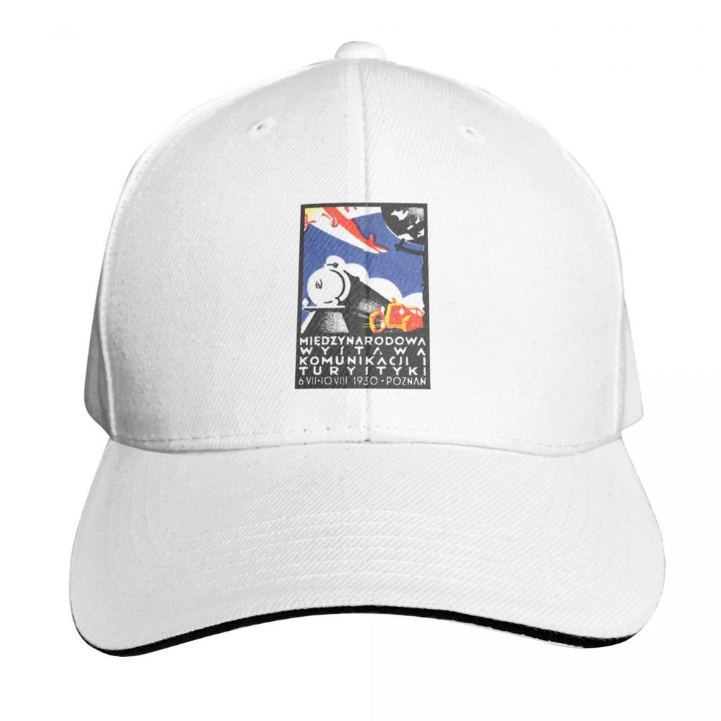 Poznan Poland Expo Baseball Cap Quick Dry PerforUnisexce Cotton Twill Breathable Contrast Two Tone Brim
