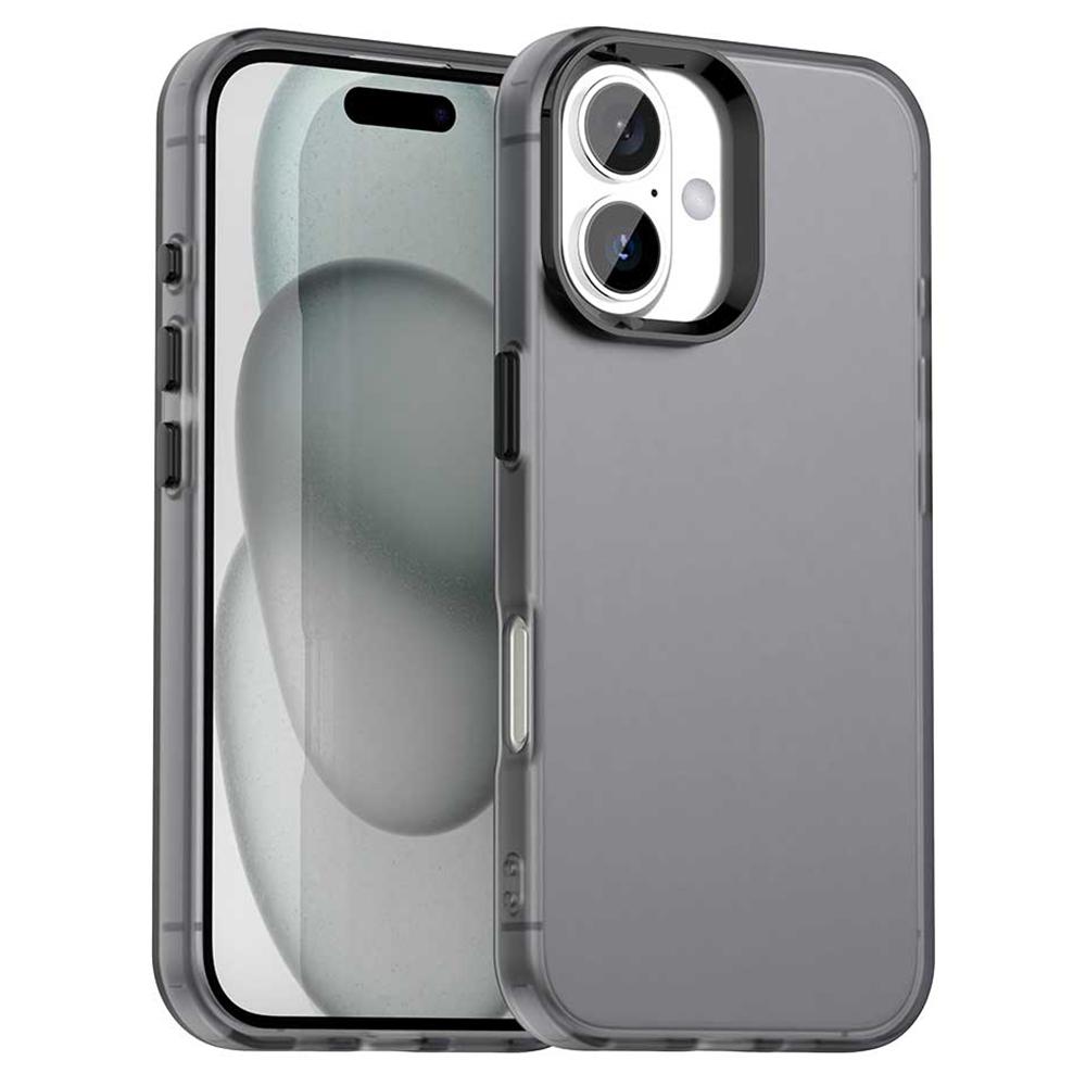 For iPhone 17 Case PC+TPU+PET Matte Anti-Drop Phone Back Cover