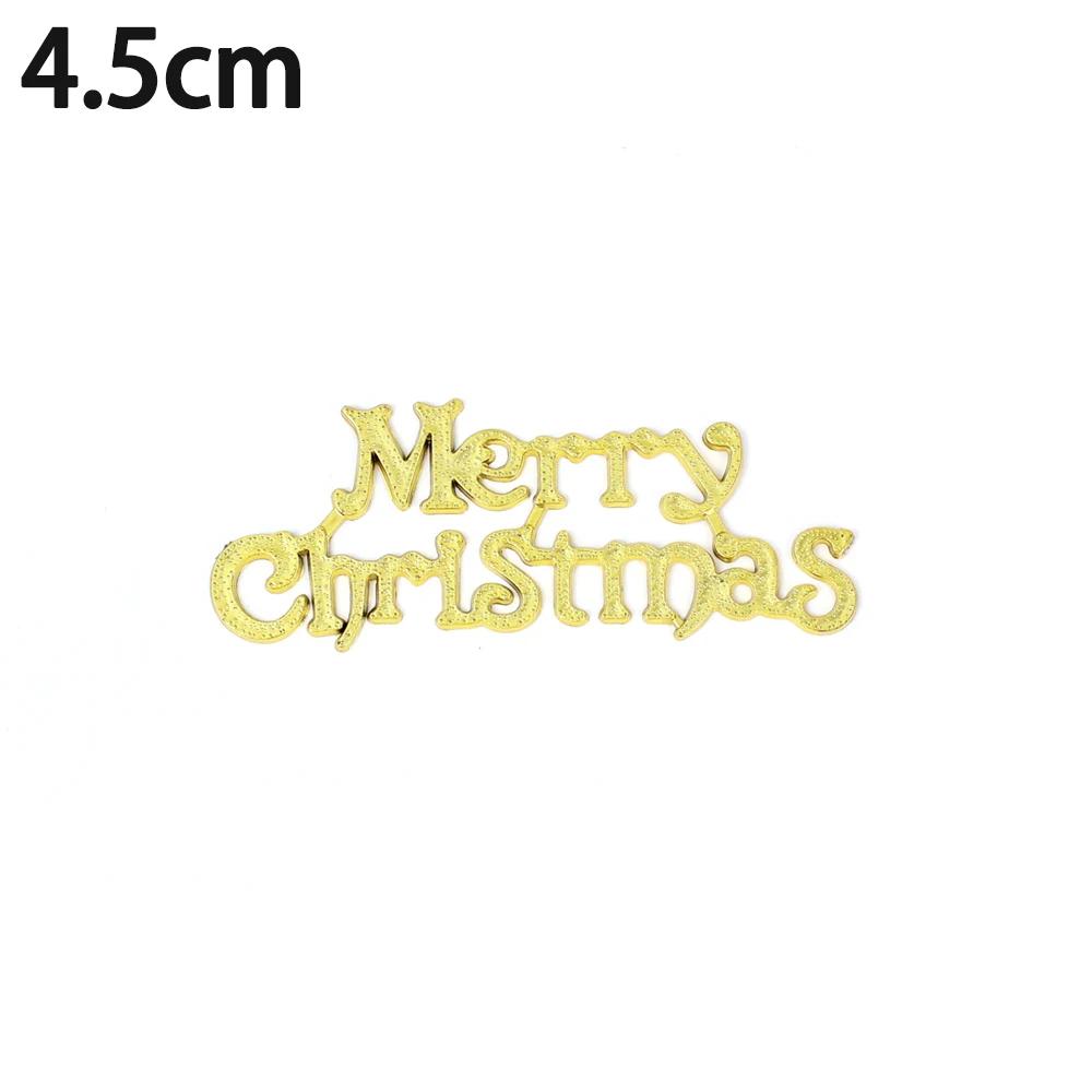 

Merry Christmas Letter Hanging Sign Xmas Tree Hanging Pendant Gold Silver Alphabet Door Window Ornaments New Year Decorations 1pc