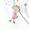 Elegant Cute Nurse Sister Brooch Ladies Student Bag Clothing Accessories Pin Gift Ladies' Novelty Brooch