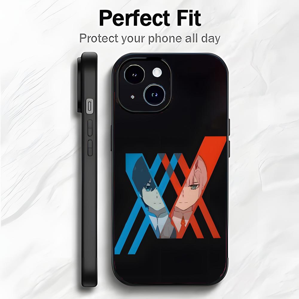 Japanese Anime 02 D-DARLING in the FRANXX Phone Case Phone Case Soft Packaging Lightweight For iPhone17 16 15 14 13ProMax