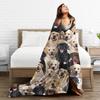 Labrador Flannel Blanket Quality Super Soft Cute Dog Xmas Gift Bedding Throws Winter Airplane Travel Chair Colorful Bedspread