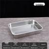 Extra Thick Commercial Stainless Steel Deep Rectangular Tray