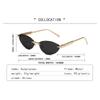 New Fashionable Metal Rivet Leg Sunglasses for Women and Men UV400 Ultraviolet-proof Outdoor Street Photography Glasses