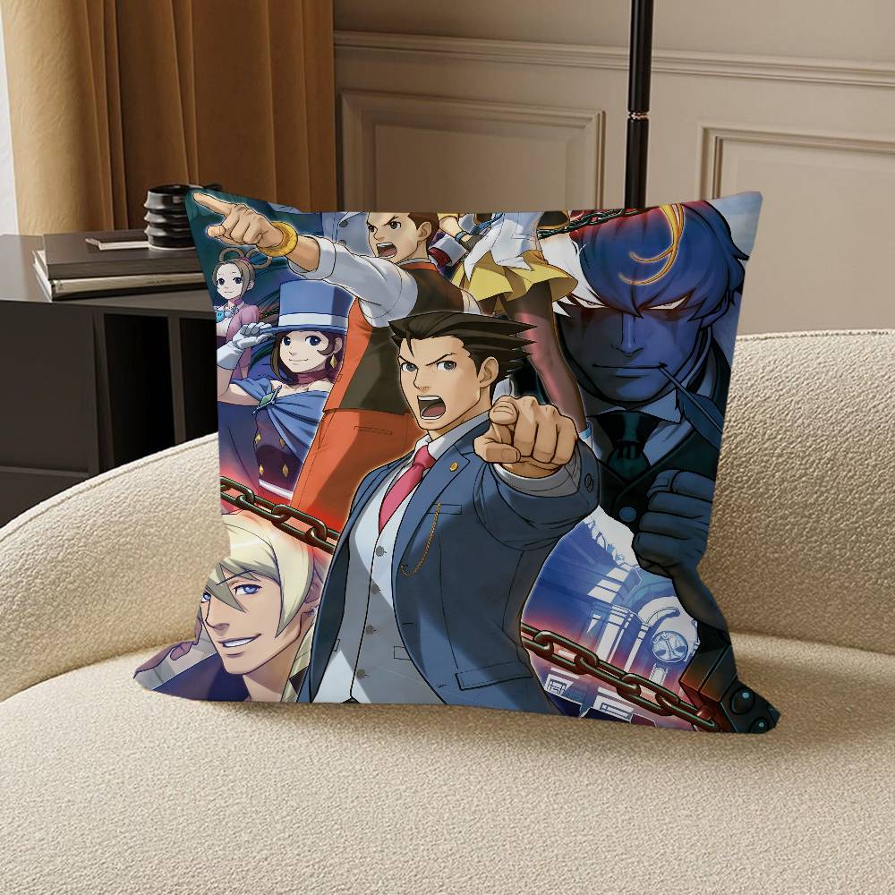 Игра Великий Эйс-Адвокат Наволочка для подушки Наволочка Обивка Диванная подушка Декор для дома Наволочка 12x12Inch